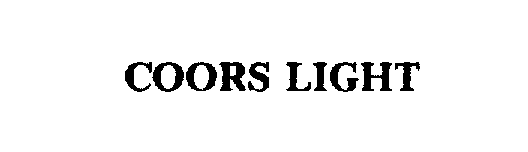 Trademark Logo COORS LIGHT