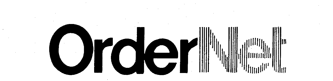 Trademark Logo ORDERNET