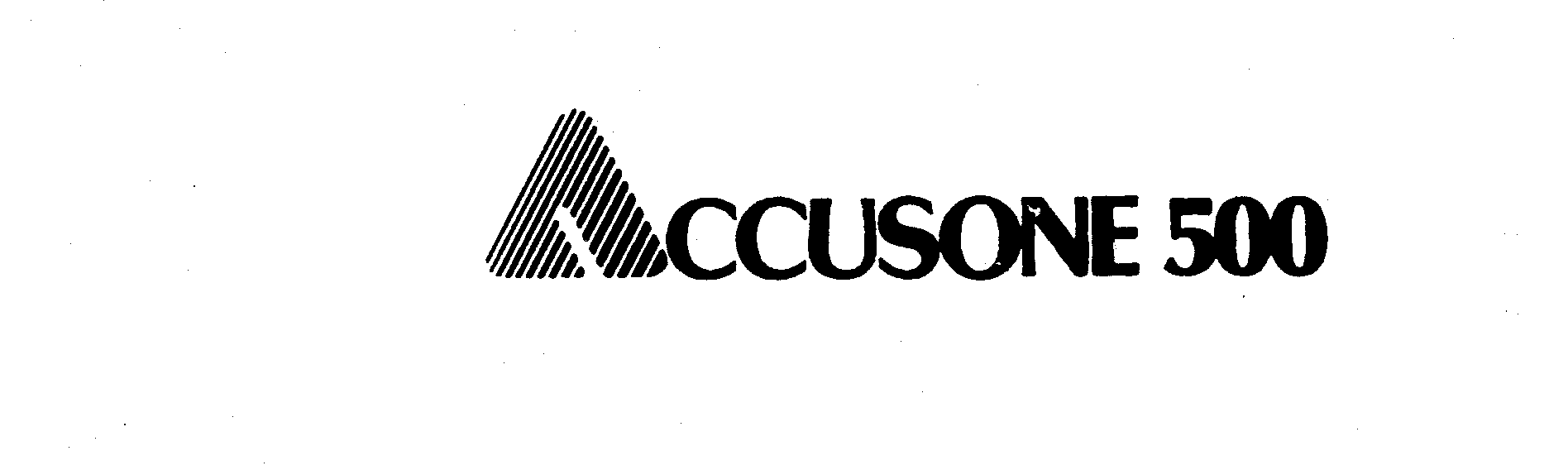 Trademark Logo ACCUSONE 500