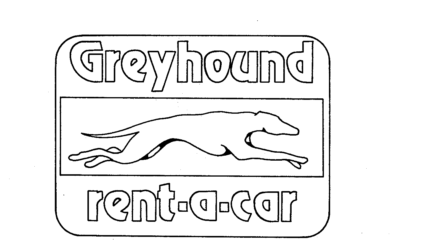 Trademark Logo GREYHOUND RENT-A-CAR