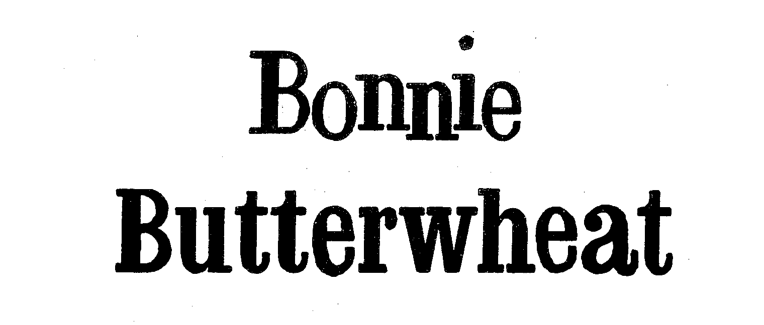  BONNIE BUTTERWHEAT