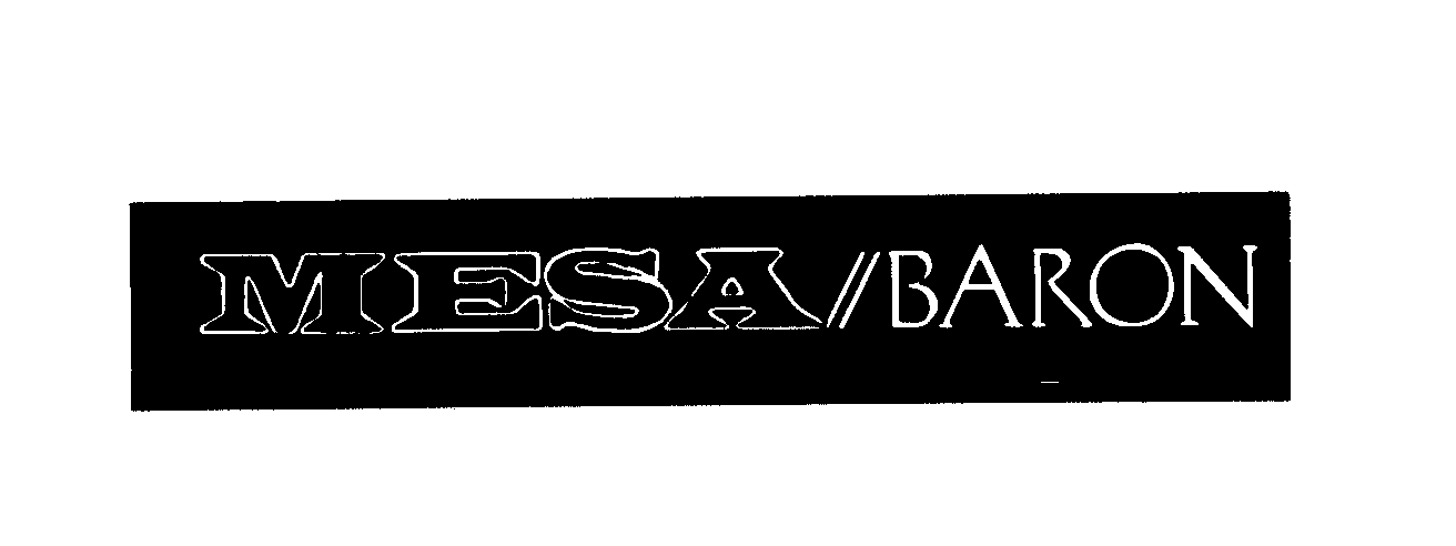 Trademark Logo MESA/BARON