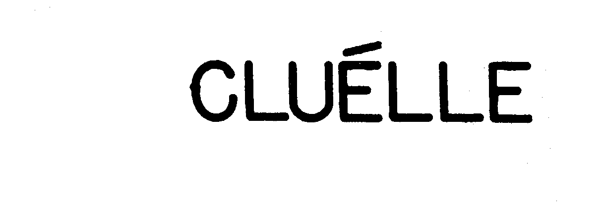 Trademark Logo CLUELLE