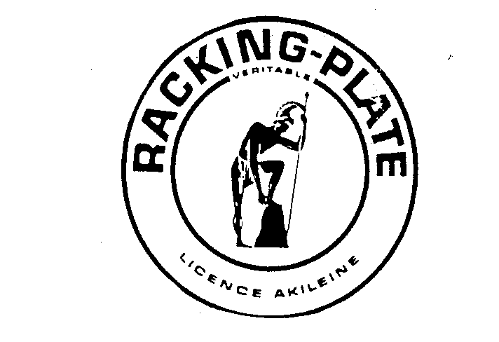 Trademark Logo RACKING PLATE VERITABLE LICENCE AKILEINE