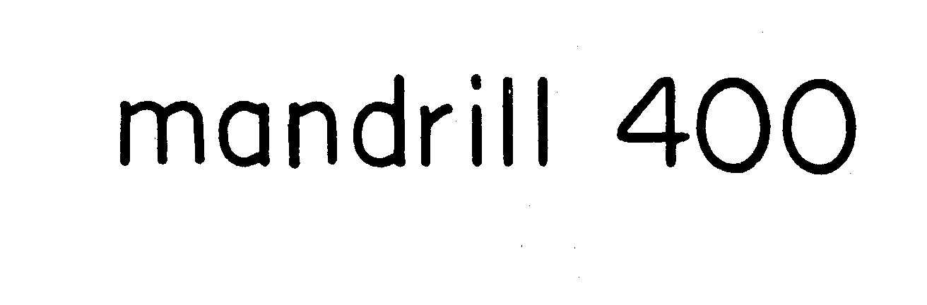 Trademark Logo MANDRILL 400