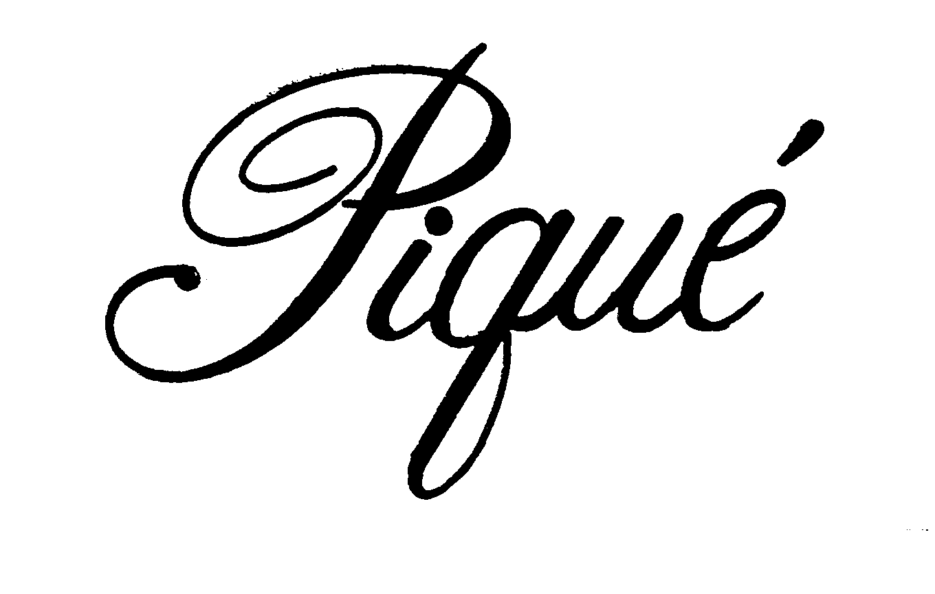 Trademark Logo PIQUE