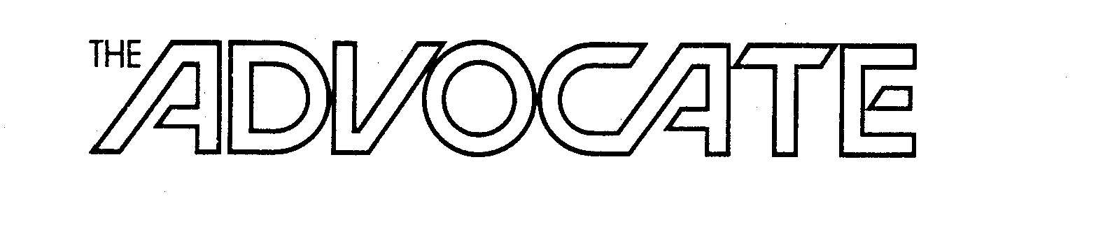Trademark Logo THE ADVOCATE