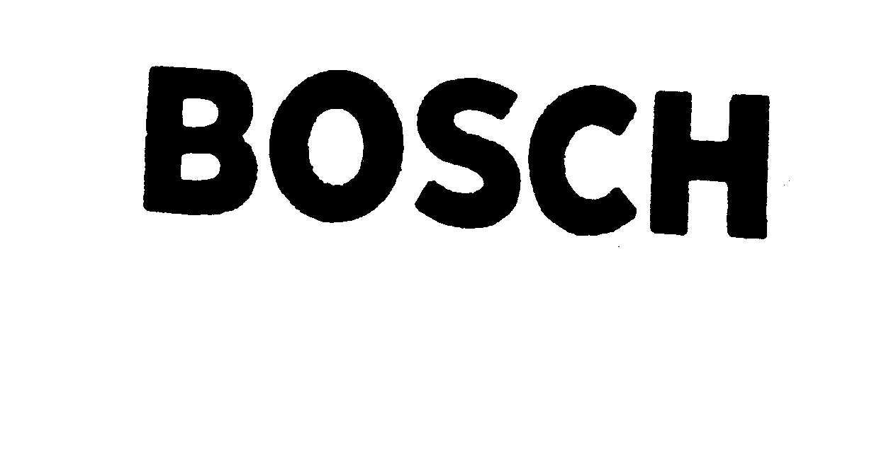 Trademark Logo BOSCH