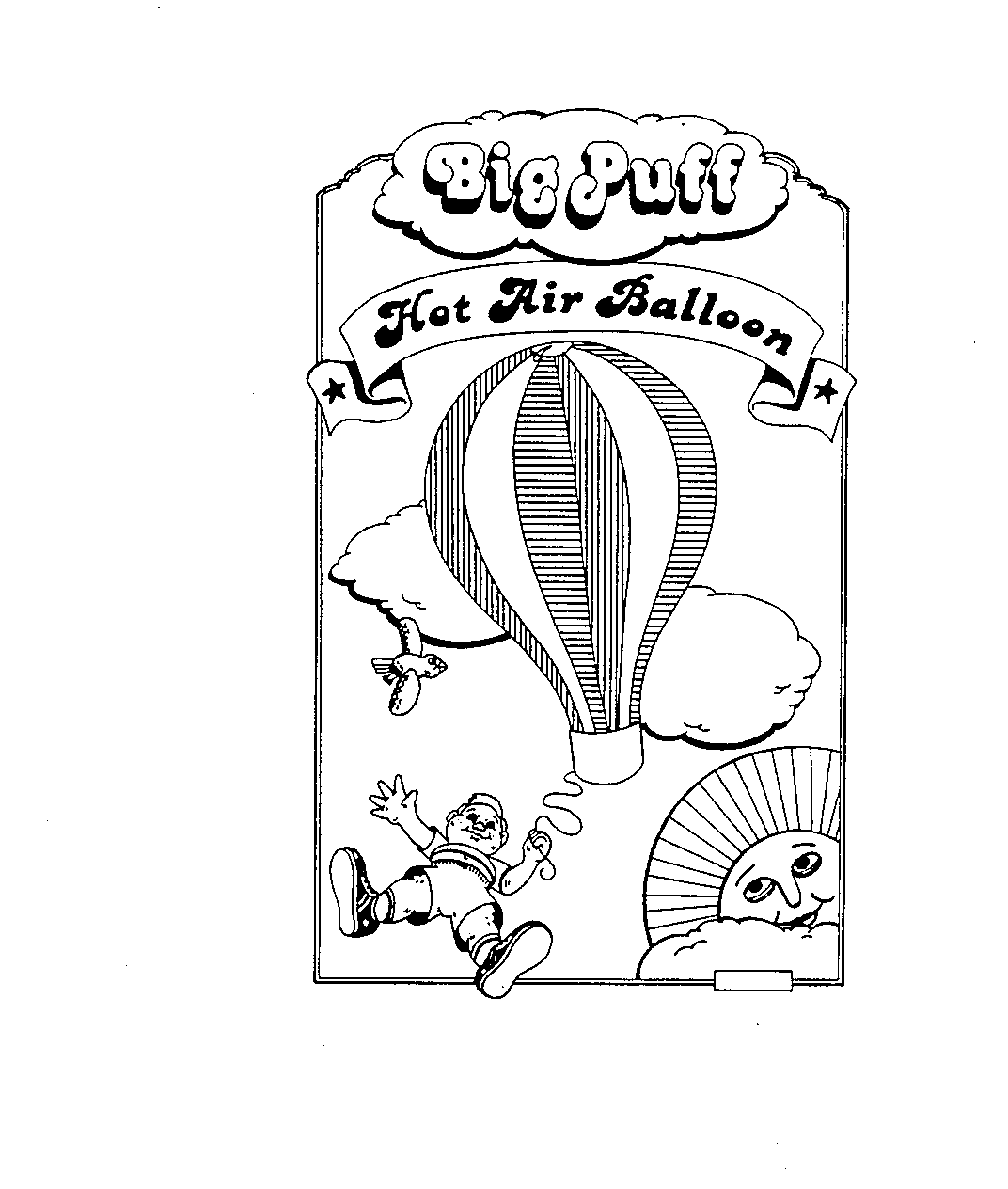  BIG PUFF HOT AIR BALLOON