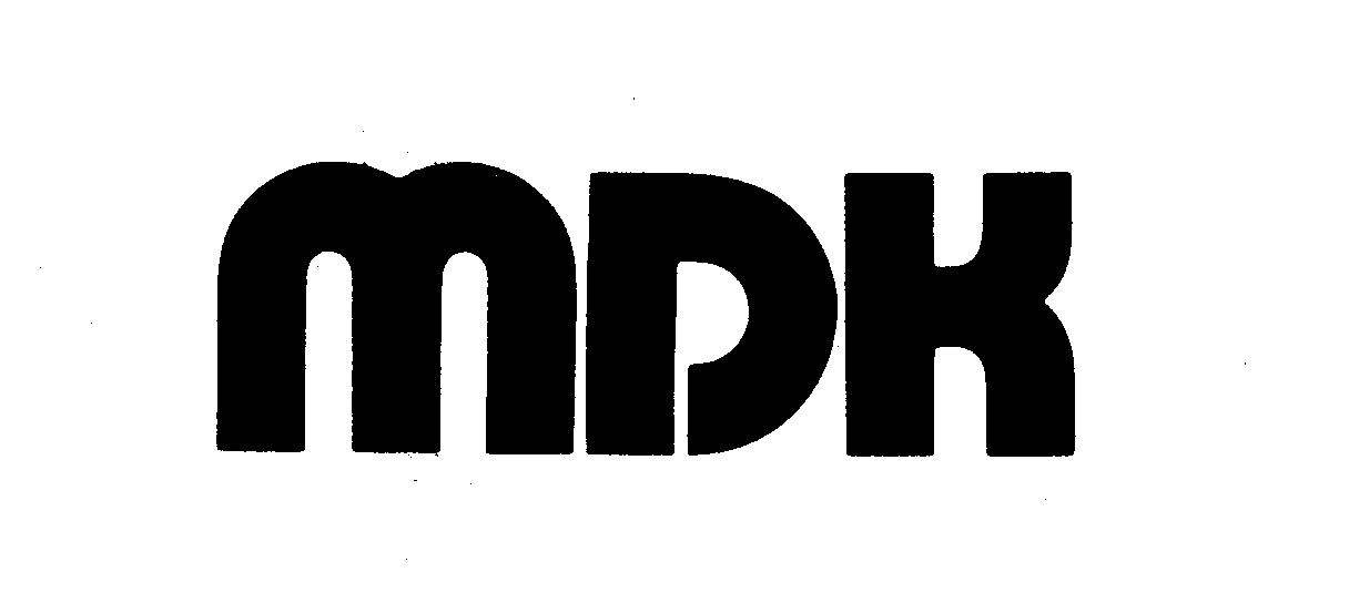 Trademark Logo MDK