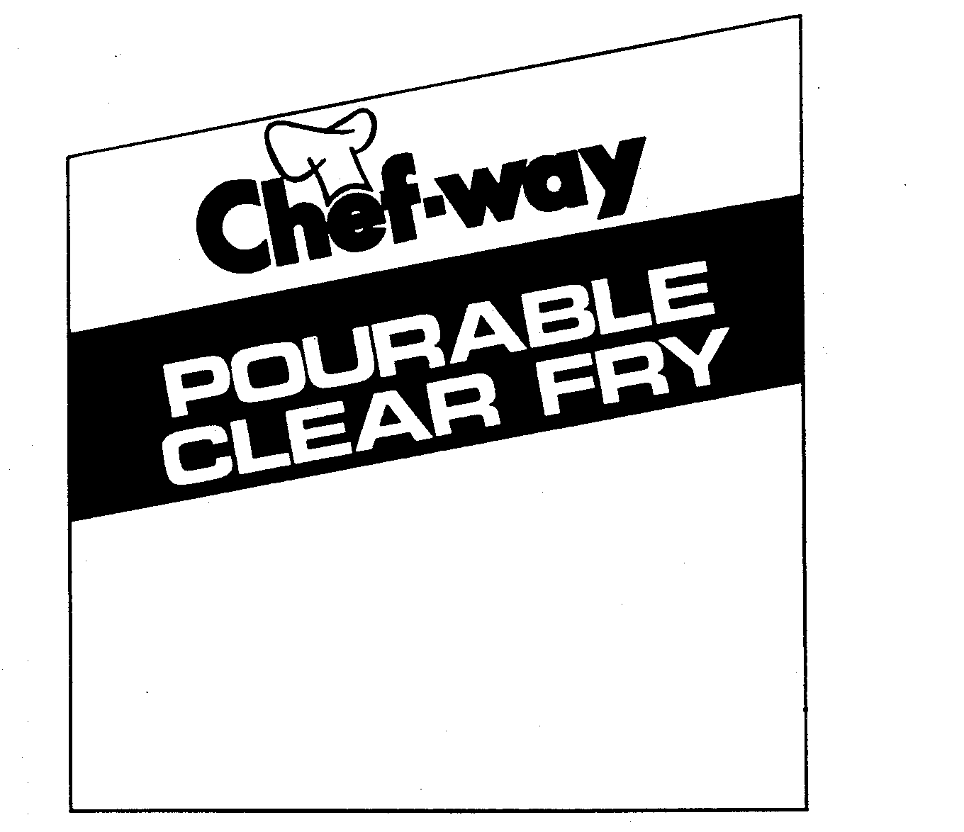  CHEF-WAY POURABLE CLEAR FRY