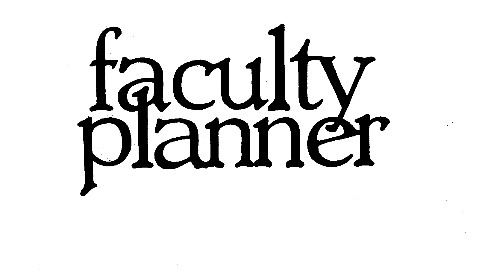 Trademark Logo FACULTY PLANNER