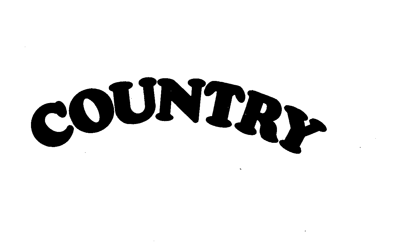 Trademark Logo COUNTRY