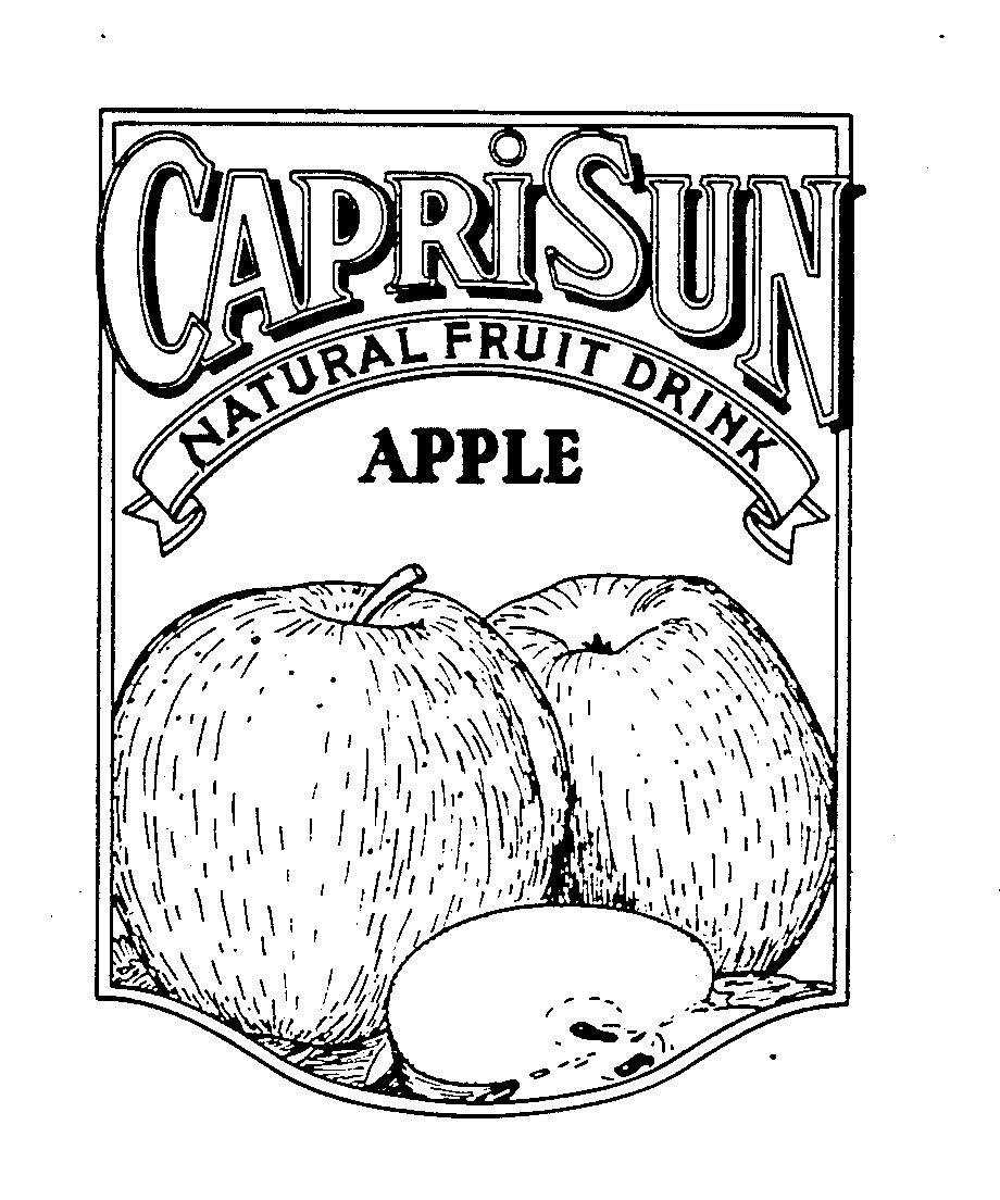  CAPRI SUN NATURAL FRUIT DRINK APPLE