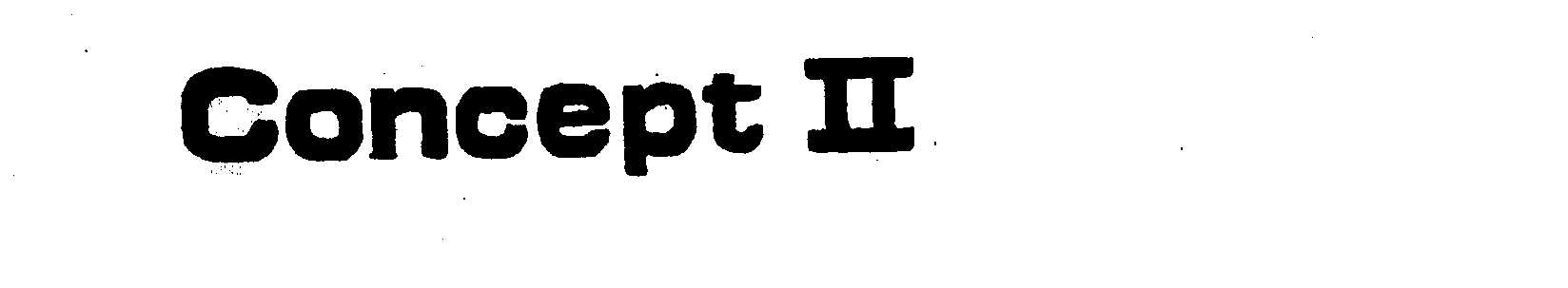 Trademark Logo CONCEPT II