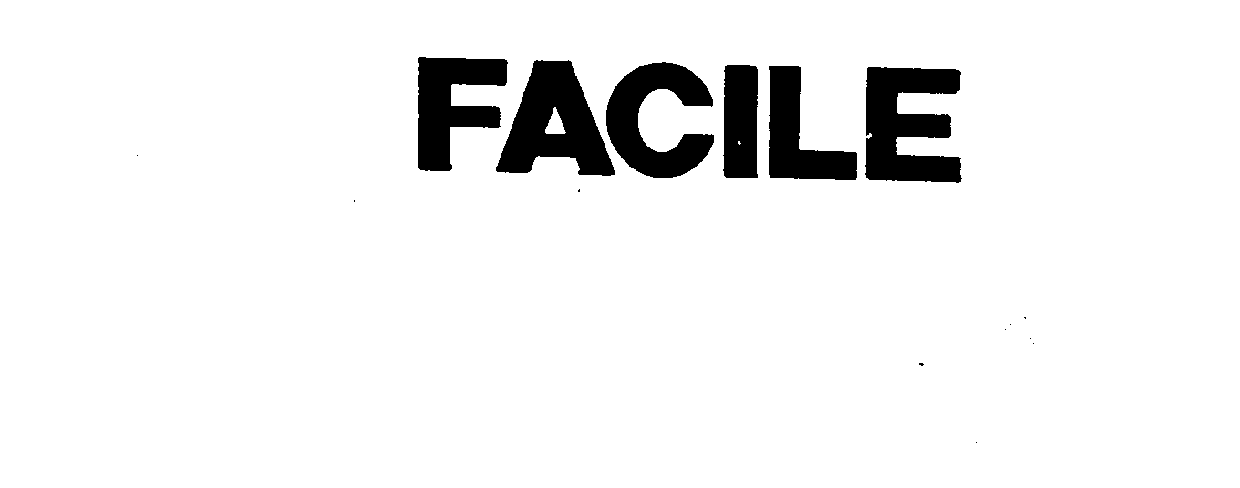 Trademark Logo FACILE