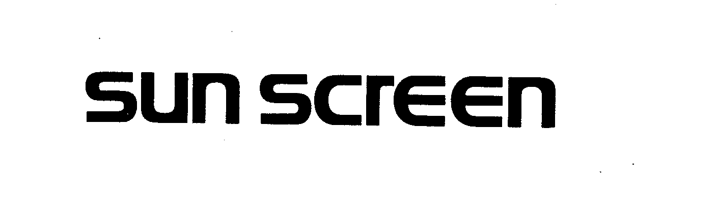Trademark Logo SUN SCREEN