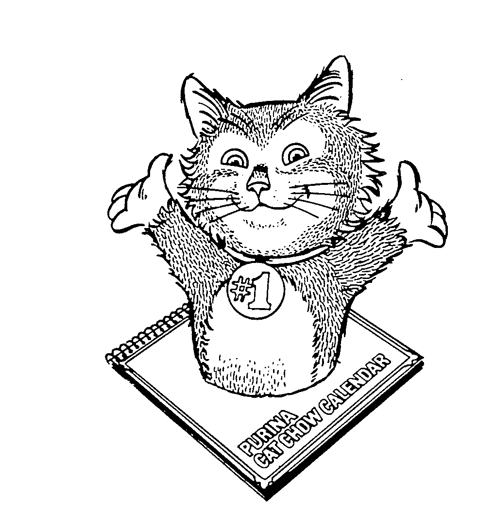 Trademark Logo PURINA CAT CHOW CALENDAR #1
