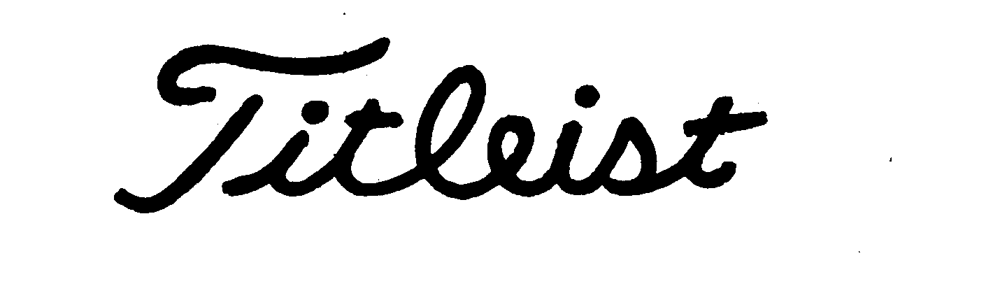 Trademark Logo TITLEIST