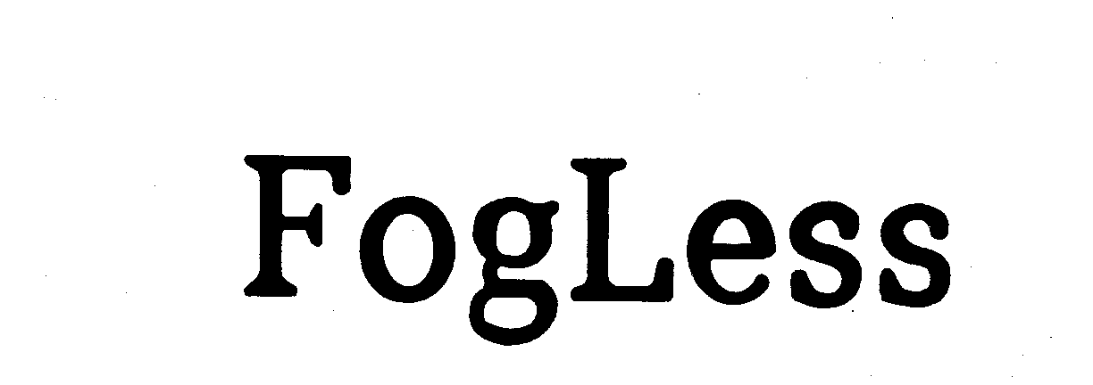 Trademark Logo FOGLESS