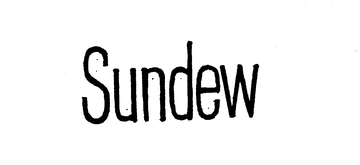 Trademark Logo SUNDEW