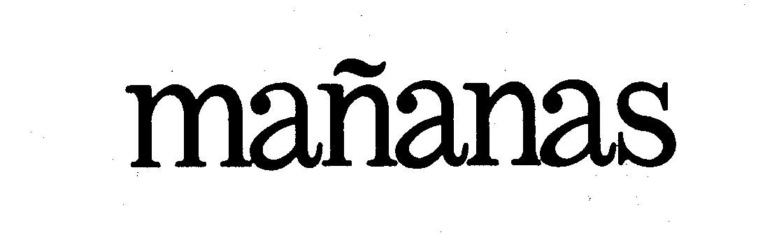 Trademark Logo MANANAS