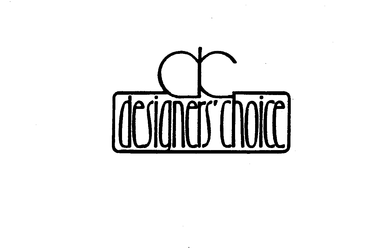 Trademark Logo DC DESIGNERS' CHOICE