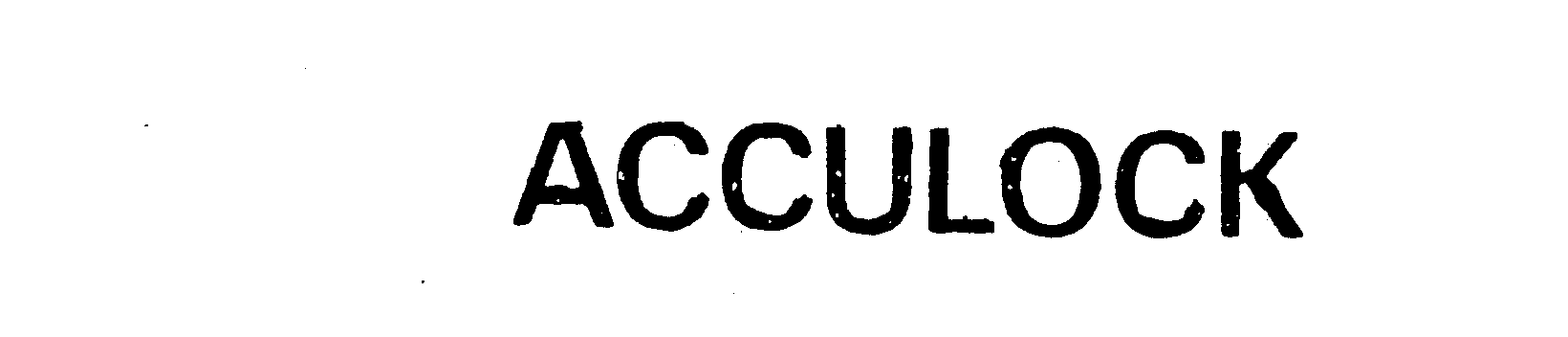 Trademark Logo ACCULOCK