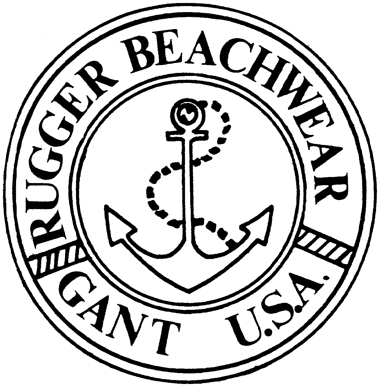 Trademark Logo RUGGER BEACHWEAR GANT U.S.A.