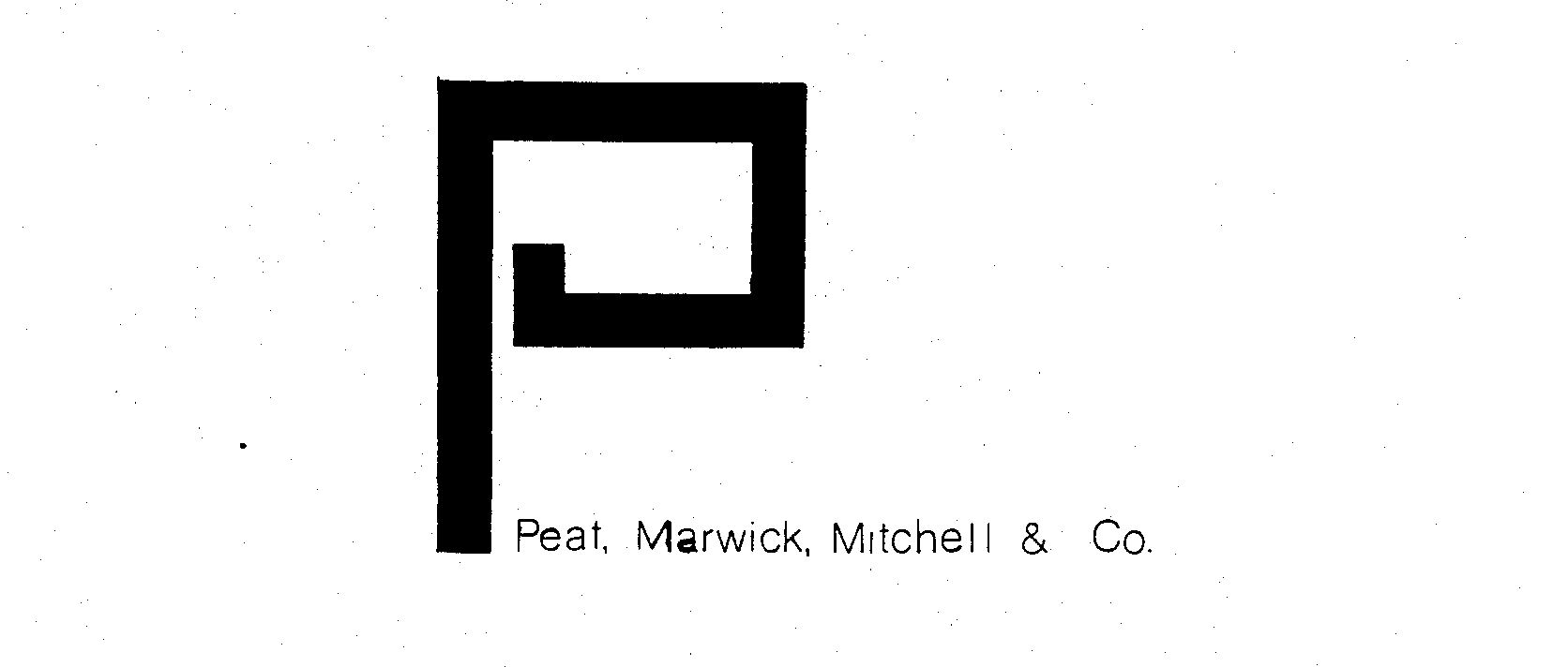 Trademark Logo P PEAT, MARWICK, MITCHELL & CO.