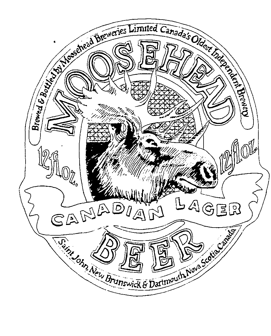 MOOSEHEAD BEER CANADIAN LAGER