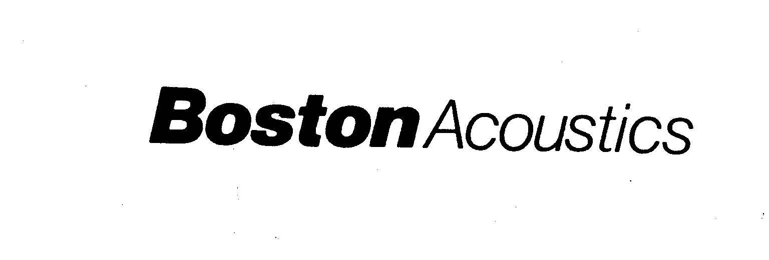 Trademark Logo BOSTON ACOUSTICS