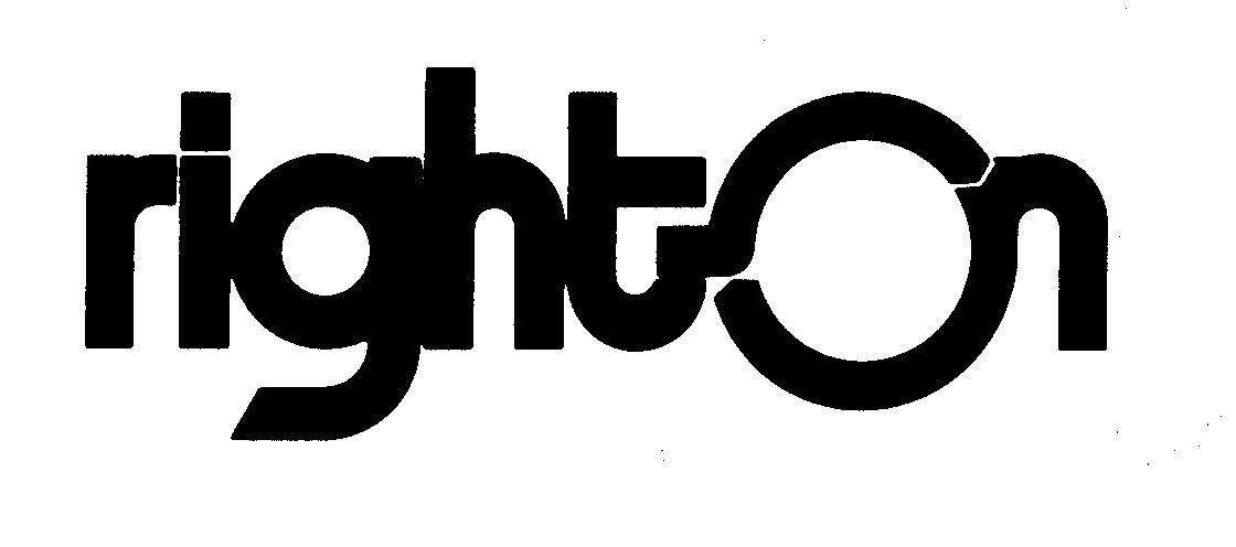Trademark Logo RIGHT-ON