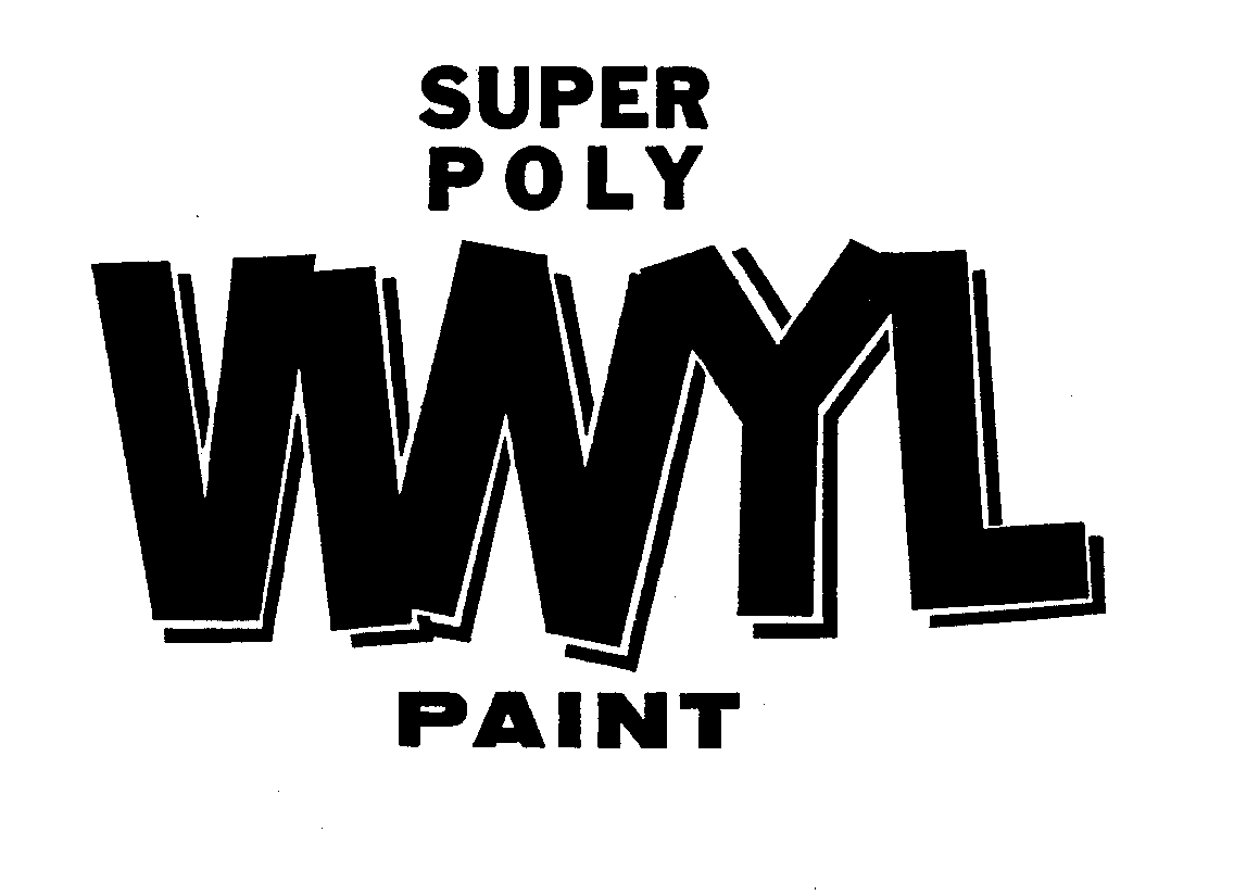 Trademark Logo SUPER POLY VINYL PAINT