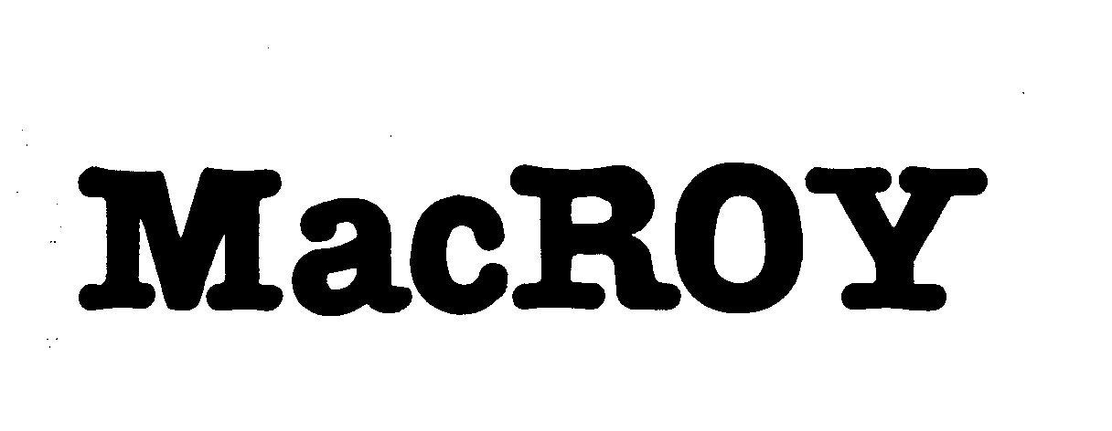 Trademark Logo MACROY