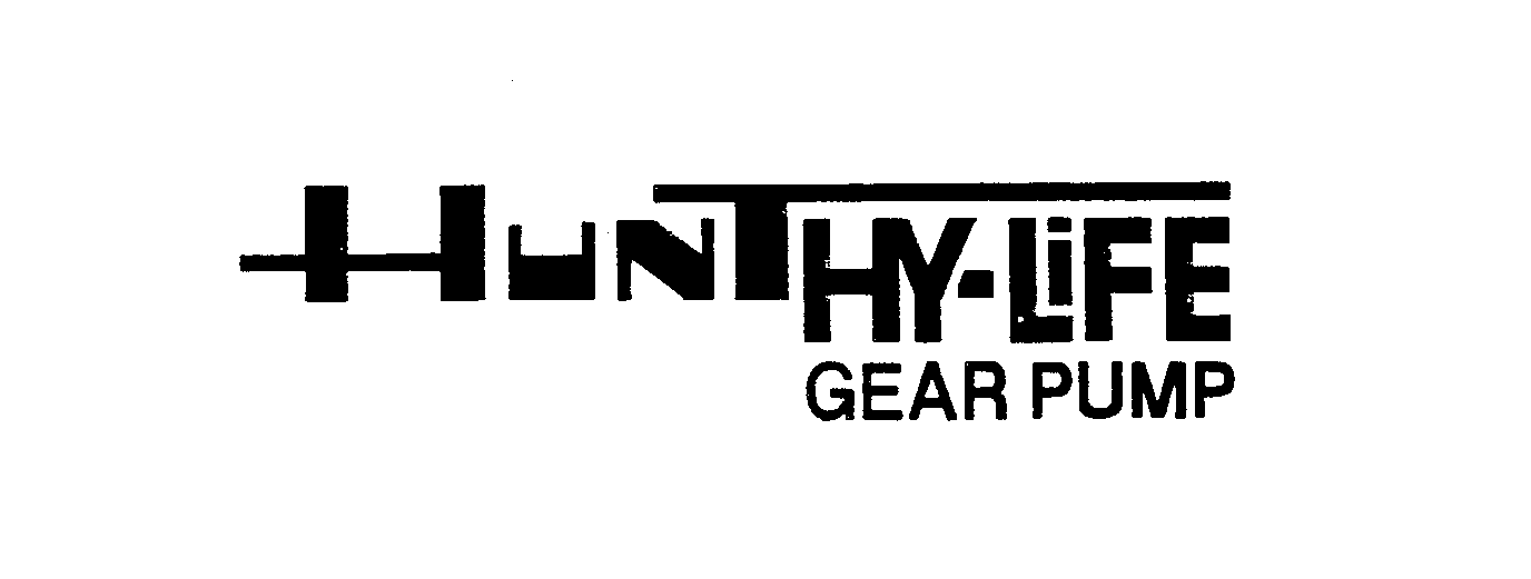 Trademark Logo HUNT HY-LIFE GEAR PUMP