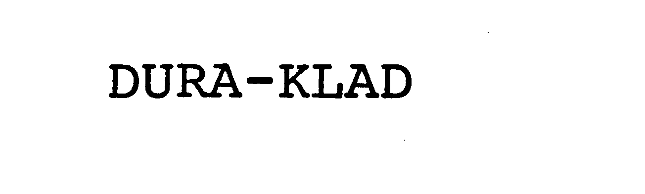 Trademark Logo DURA-KLAD