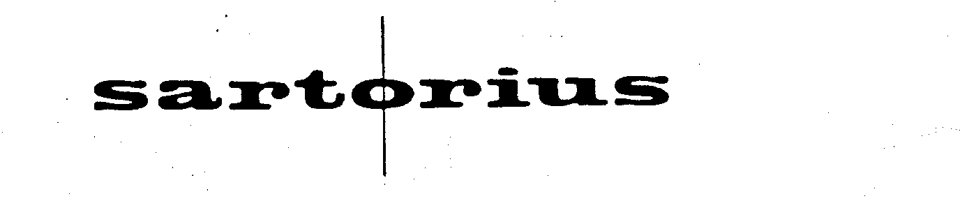 Trademark Logo SARTORIUS