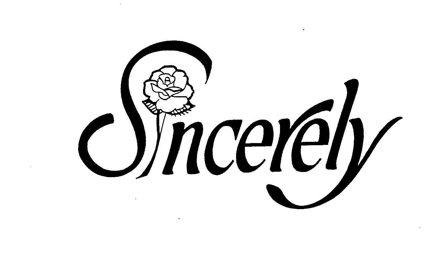 Trademark Logo SINCERELY
