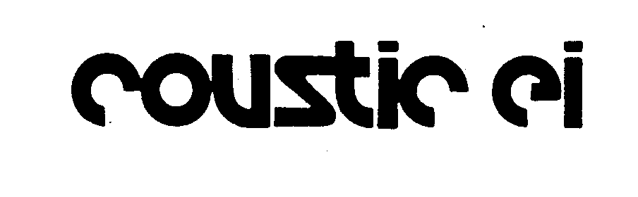 Trademark Logo COUSTIC EI
