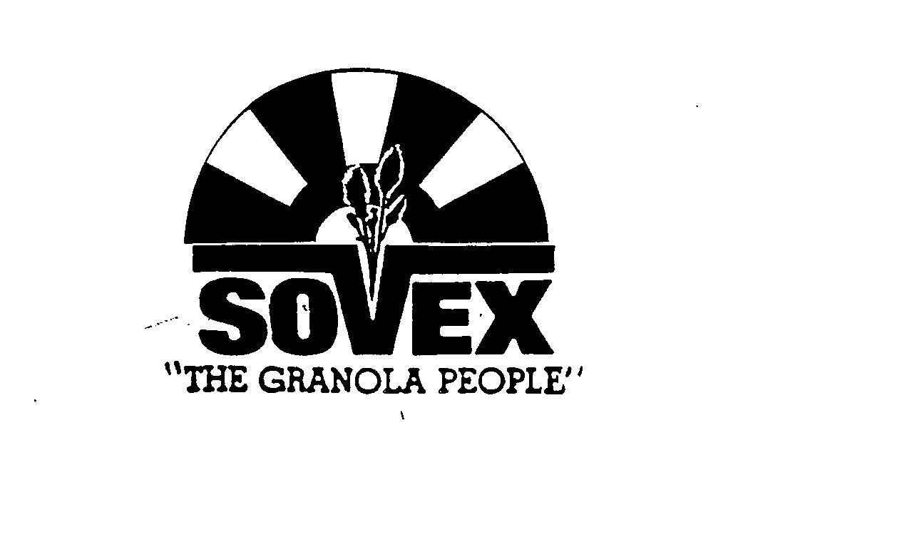 Trademark Logo SOVEX "THE GRANOLA PEOPLE"