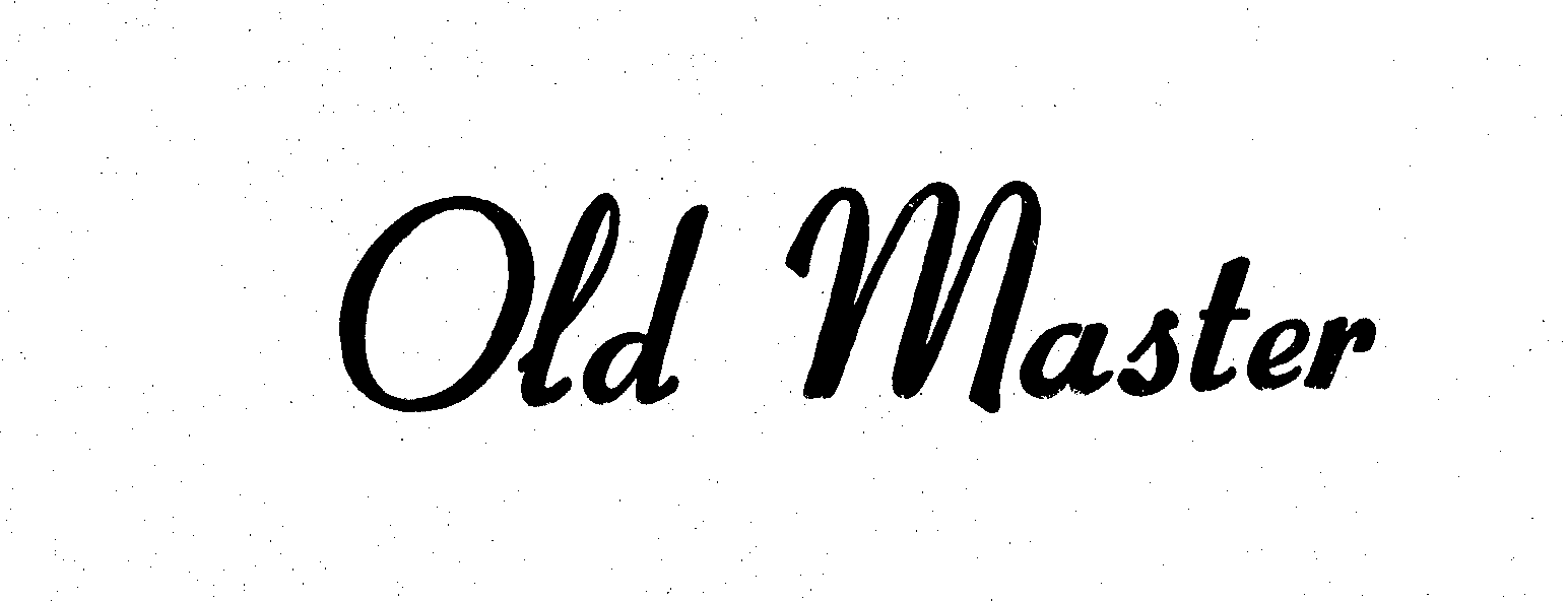 Trademark Logo OLD MASTER