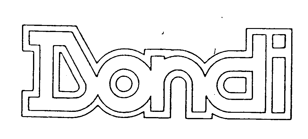 Trademark Logo DONDI