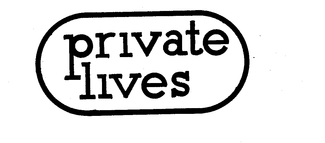 Trademark Logo PRIVATE LIVES