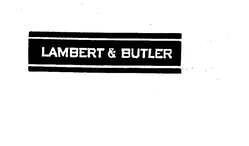  LAMBERT &amp; BUTLER L&amp;B