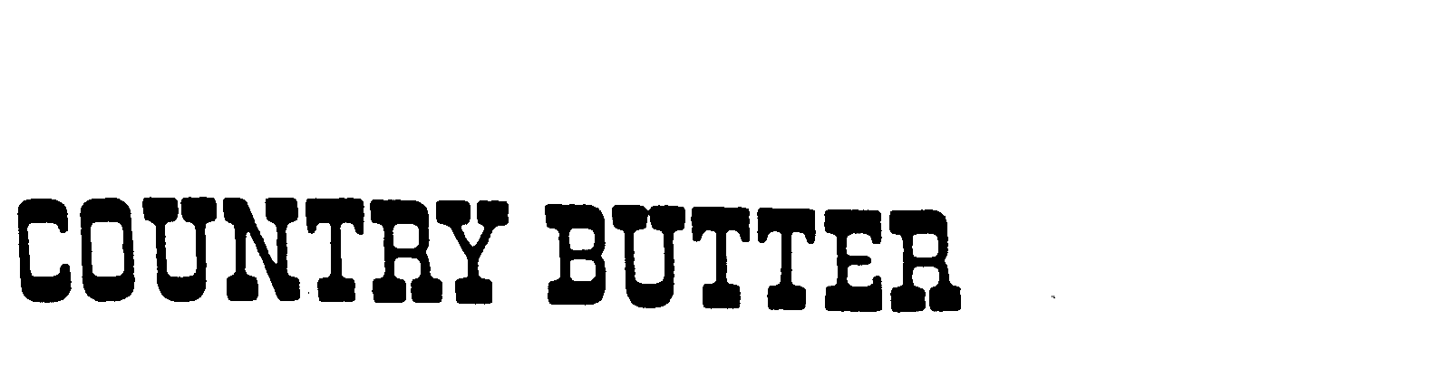  COUNTRY BUTTER