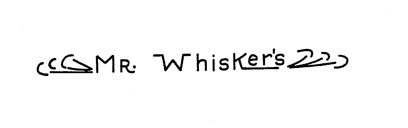Trademark Logo MR. WHISKER'S