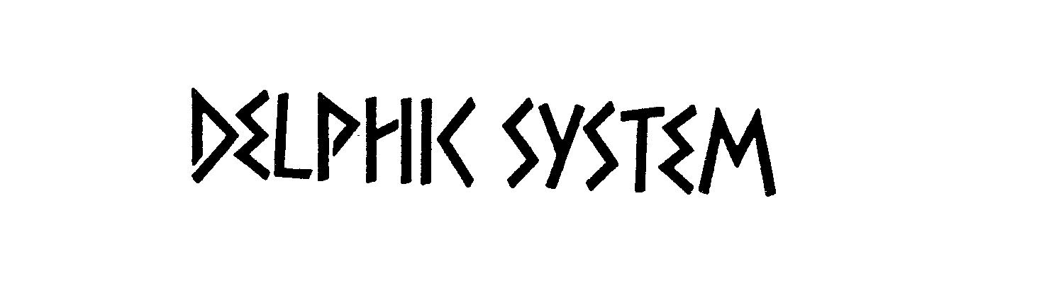 Trademark Logo DELPHIC SYSTEM