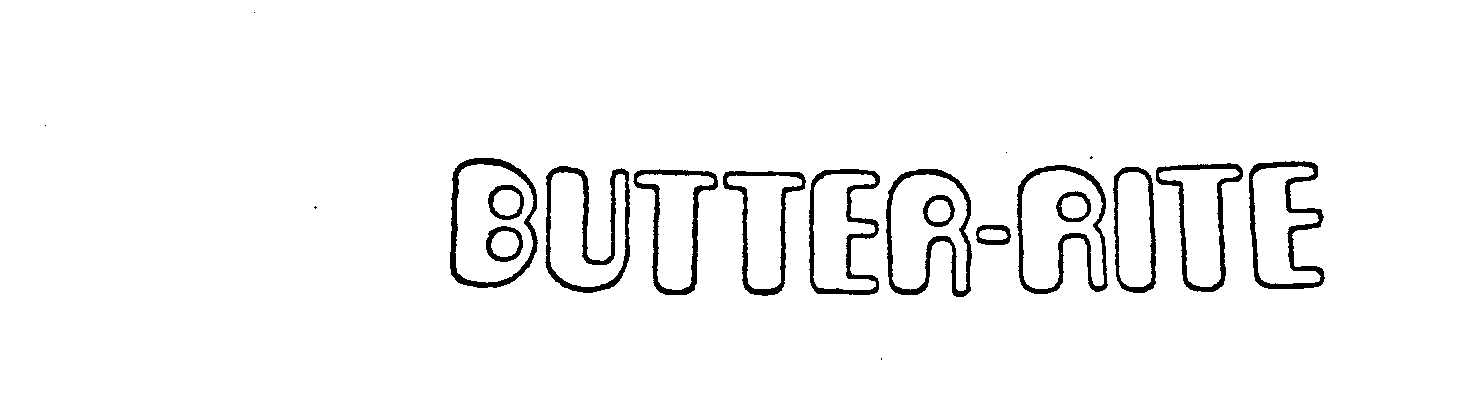 Trademark Logo BUTTER-RITE