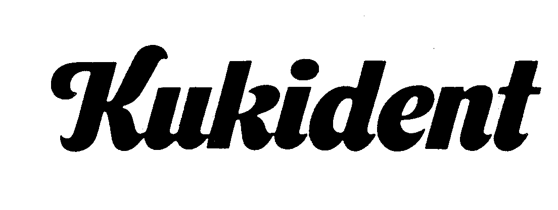 Trademark Logo KUKIDENT